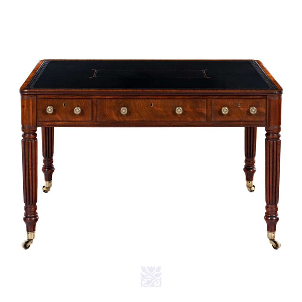 regency mahogany partners writing desk